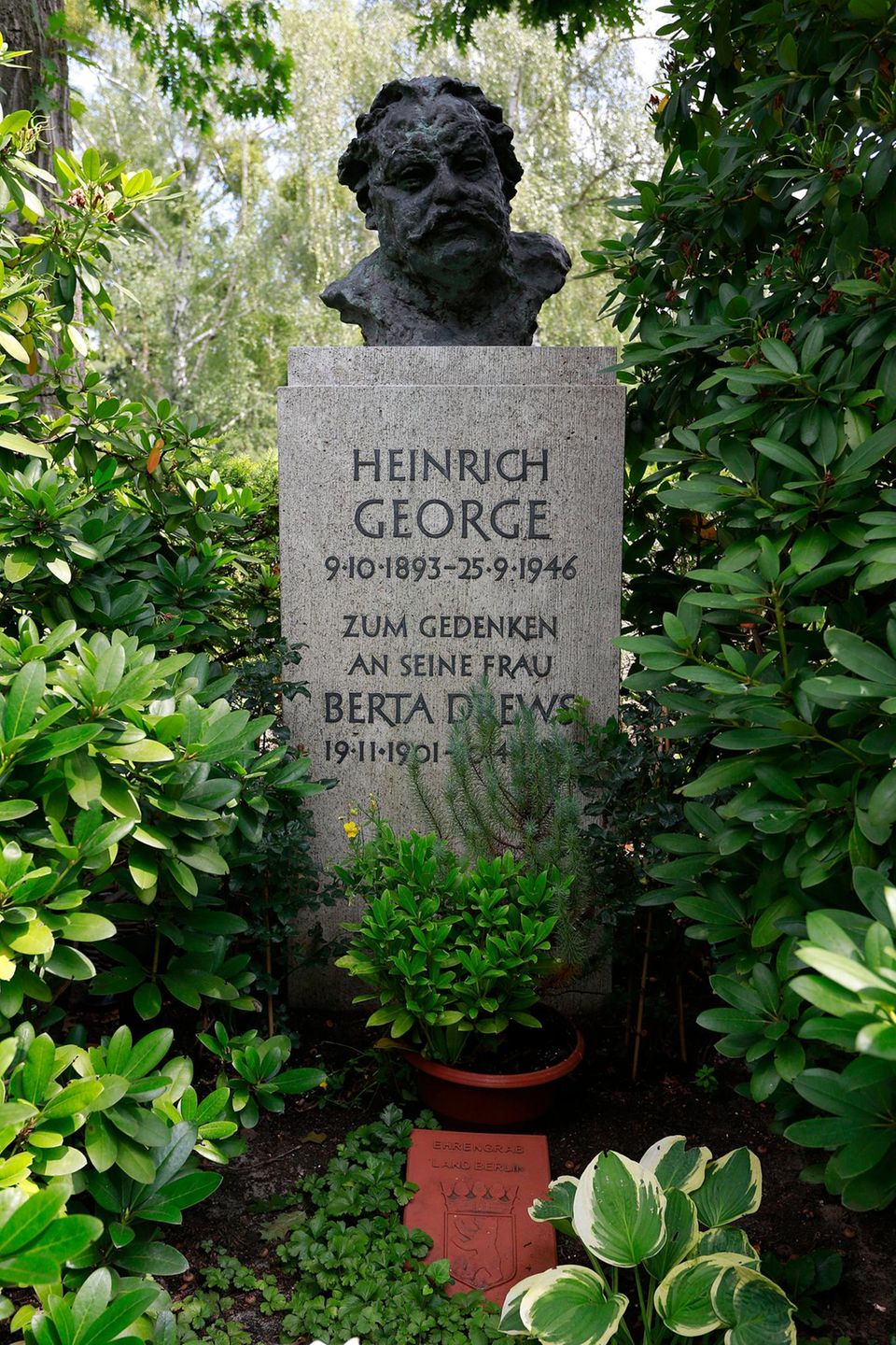 Das Grab von Götz George (†)