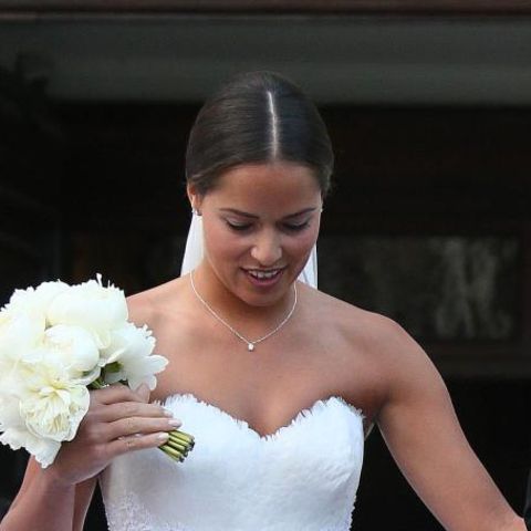 Ana Ivanovic auf dem Weg zur kirchlichen Trauung.