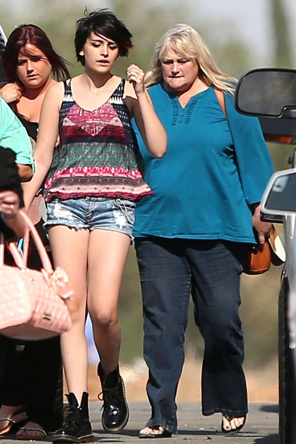 Paris Jackson und Debbie Rowe