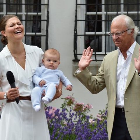 Kronprinzessin Victoria, Prinz Oscar, König Carl Gustaf