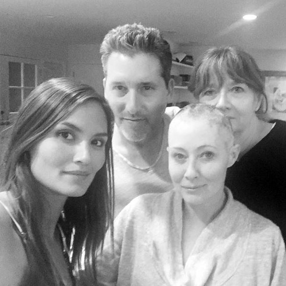 Shannen Doherty mit ihrer Mutter Rosa und zwei engen Freunden