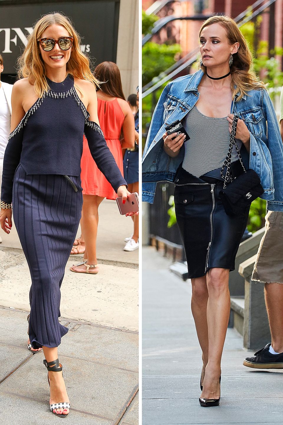 olivia palermo, diane kruger olivia palermo, diane kruger