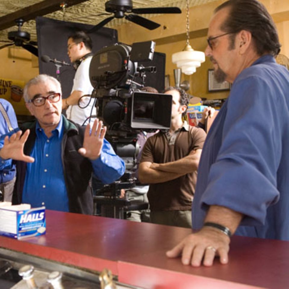 Departed-Regisseur Martin Scorsese mit Jack Nicholson