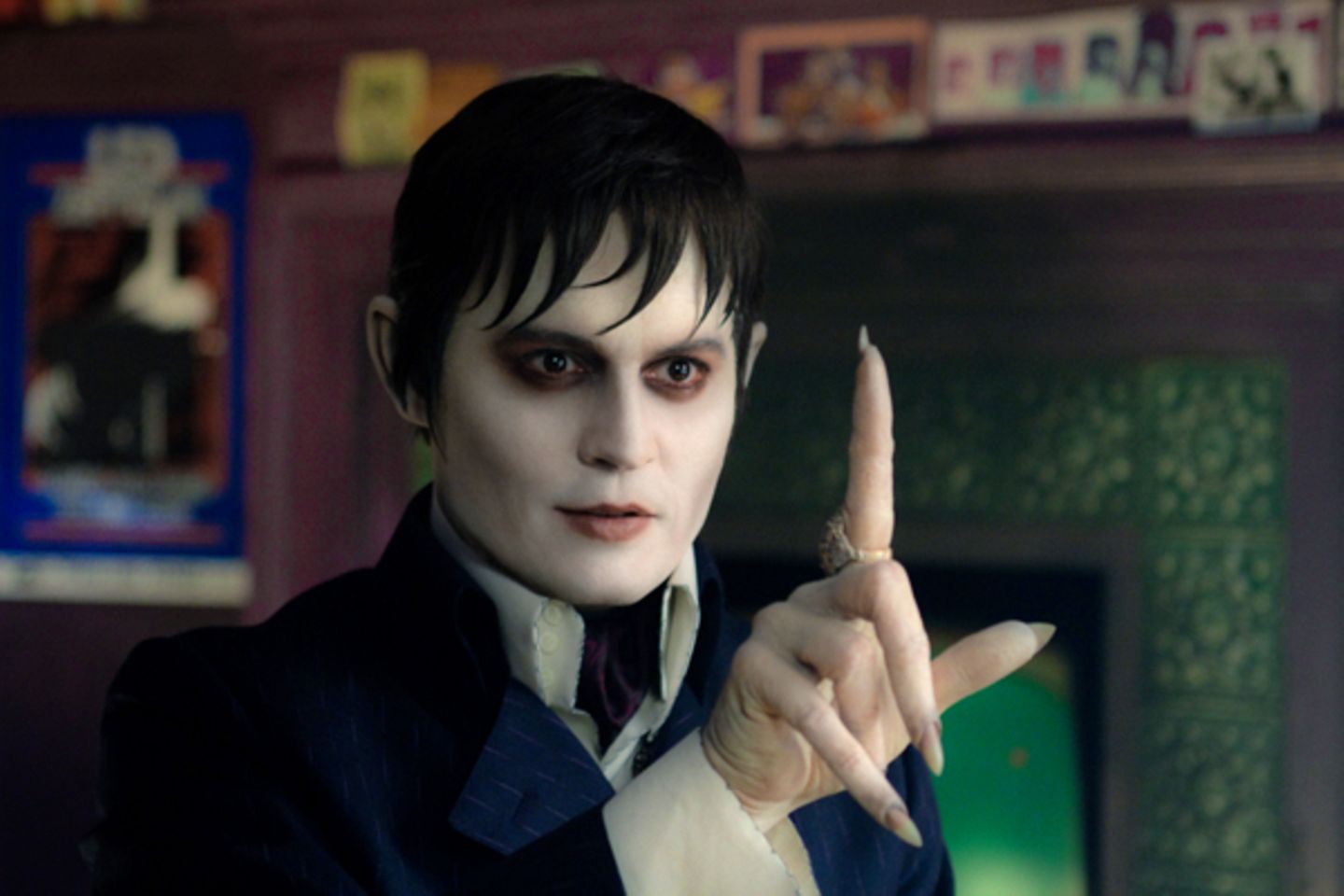 Johnny Depp in "Dark Shadows": Wenn Tim Burton eine Gruselkomödie dreht, dann spielt Johnny Depp die Hauptrolle. Als der Vampir