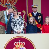 Papa König Felipe möchte natürlich auch wissen was los ist. Ehefrau Letizia erzählt ihrem Gatten hier scheinbar, was ihre Tochter bedrückt.