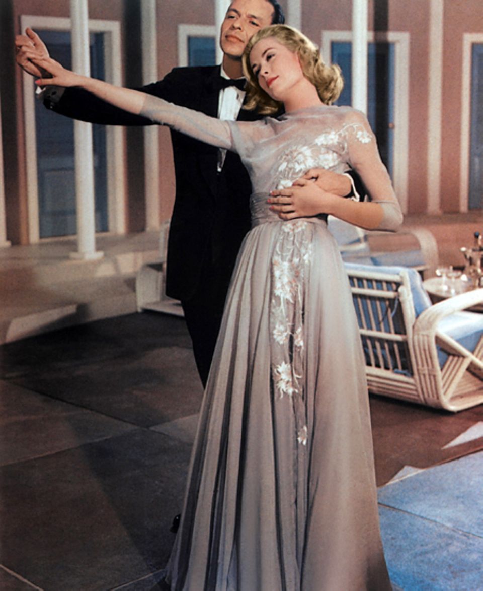 Grace Kelly mit Frank Sinatra in dem Musical "Die oberen Zehntausend".