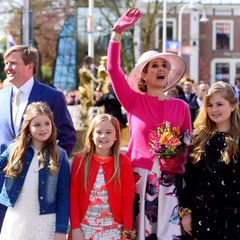 27. April 2016  Die Niederländer feiern den 49. Geburtstag von König Willem-Alexander. Am Königstag zeigt sich das Königspaar mit seinen drei Töchtern.