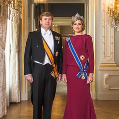 Das erste offzielle Foto des neuen Königs und der Königin der Niederlande.