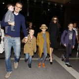 16. Dezember 2011: David und Victoria Beckham starten mit ihren Sprösslingen Cruz, Romeo, Brooklyn und der kleinen Harper von Lo