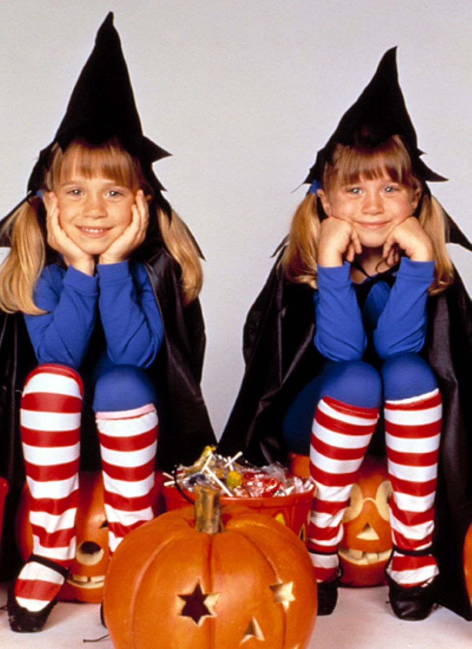 Die Zwillinge Mary-Kate und Ashley Olsen in "Halloween Twins - Jetzt hexen sie doppelt"; 1993