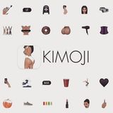 Die Reality-Queen Kim Kardashian hat ihre eigenen Emojis kreiert und bringt ihren XXL-Nacktpo oder ein perfekt manikürten Stinkefinger mit der "Kimoji"-App an den Start.