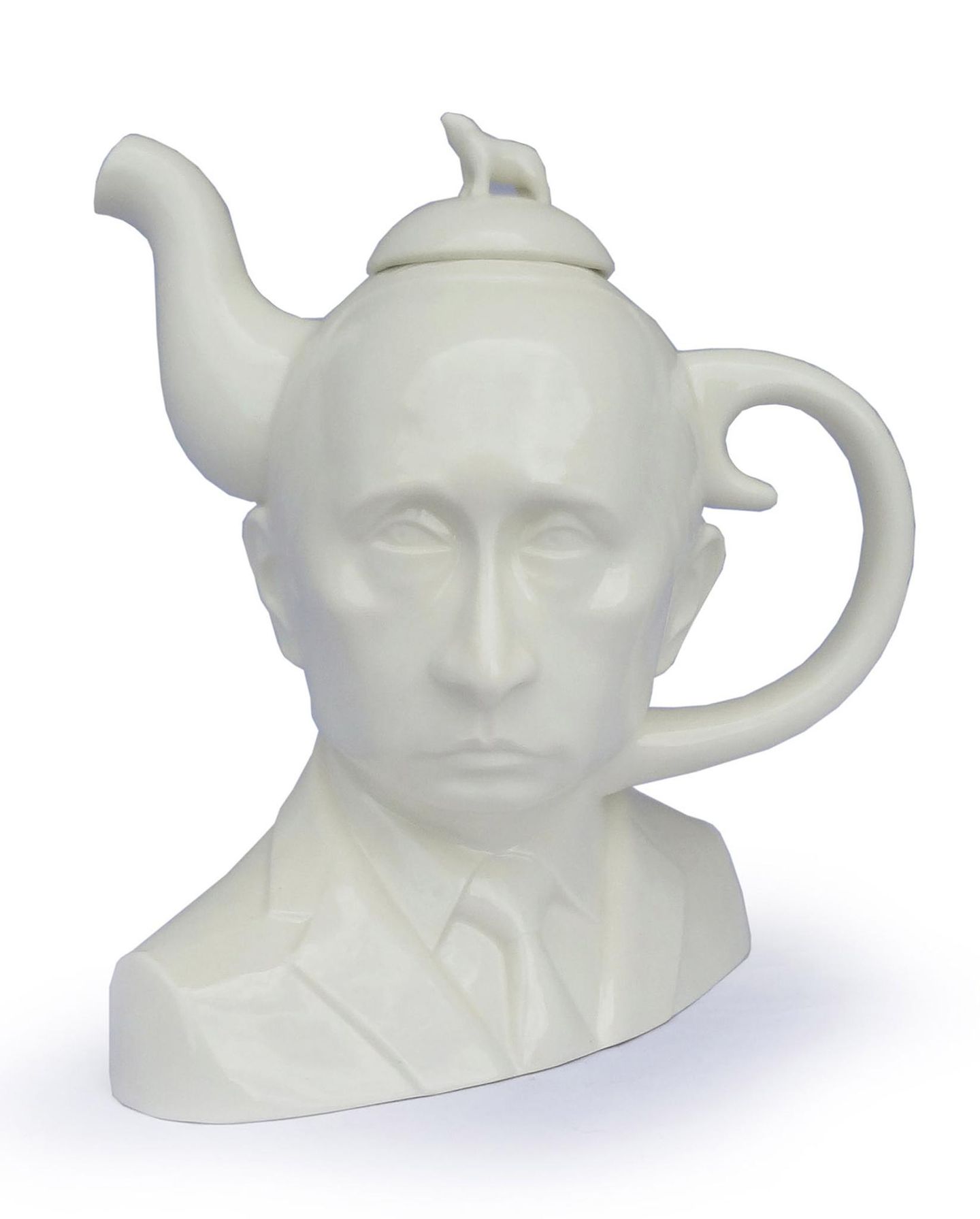 Wer sich vom russischen Präsidenten Wladimir Putin so richtig einen einschenken lassen möchte, dem sei diese Teekanne des amerikanischen Künstlers Mike Leavitt empfohlen.
