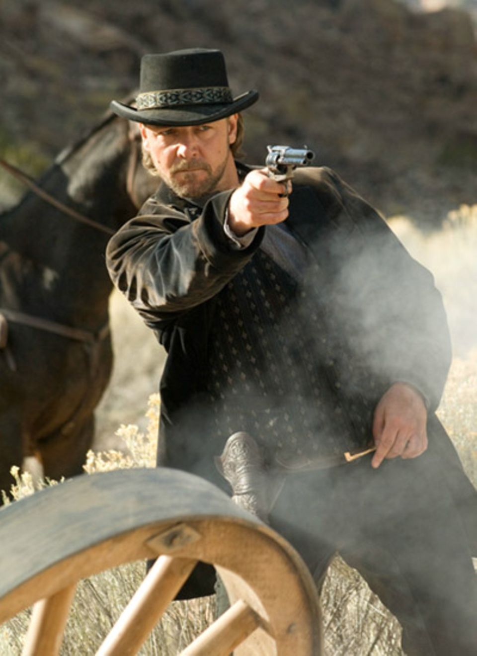 Russell Crowe spielt den gefürchteten Banditen Ben Wade Russell Crowe spielt den gefürchteten Banditen Ben Wade