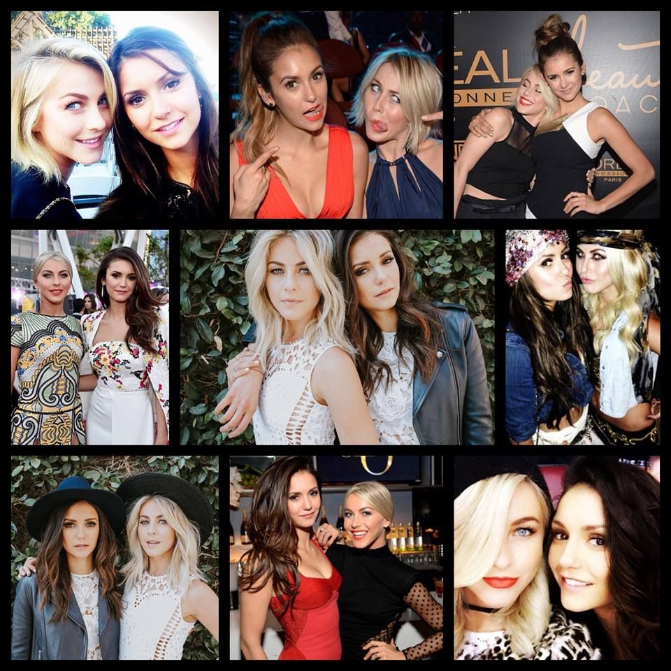 Nina Dobrev und Julianne Hough Nina Dobrev gratuliert ihrer Freundin Julianne Hough zum Geburtstag mit dieser Bildercollage. Gemeinsam gehen sie durch dick und dünn. Nina Dobrev und Julianne Hough Nina Dobrev gratuliert ihrer Freundin Julianne Hough zum Geburtstag mit dieser Bildercollage. Gemeinsam gehen sie durch dick und dünn.