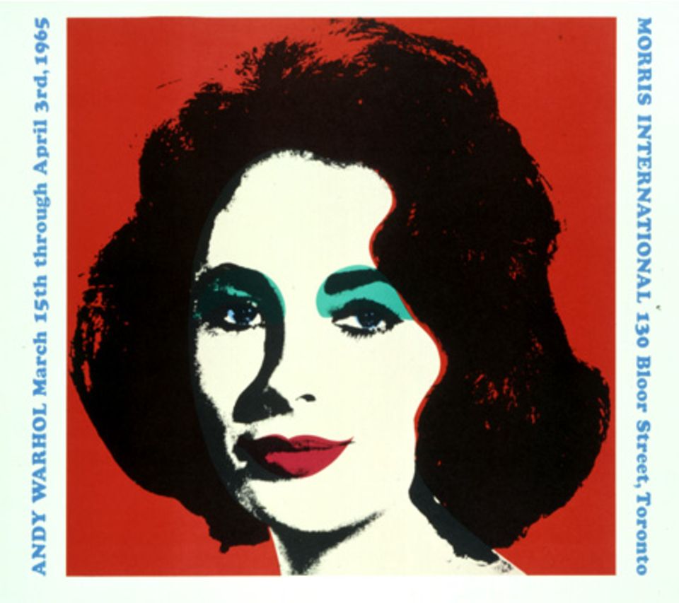 Pop Art ist an sich schon Kult: Andy Warhols Portrait von Elizabeth Taylor hat noch den zusätzlichen Star-Faktor