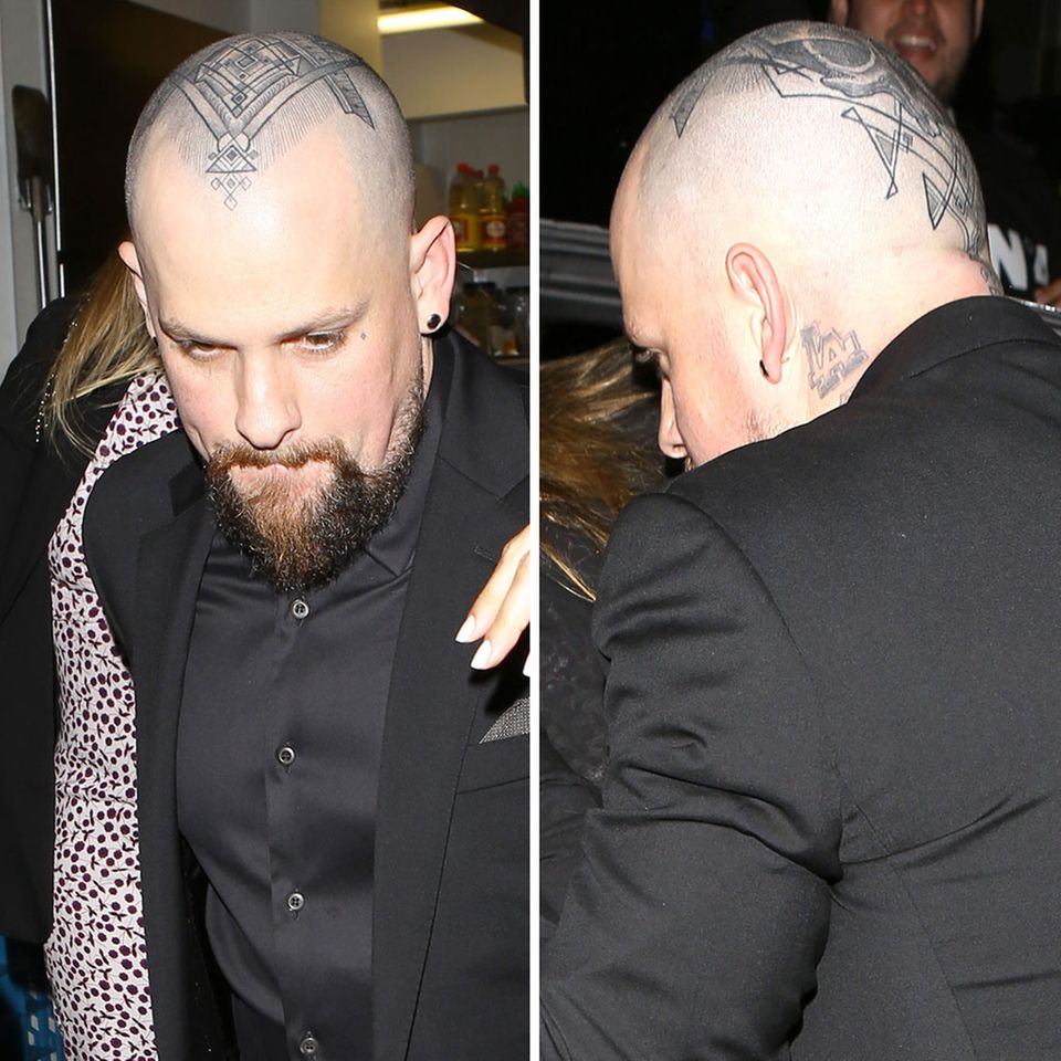 Passend zu Halloween präsentierte Benji Madden, Musiker und Ehemann von Cameron Diaz, mit einem riesigen Kopftattoo. Die gute Nachricht: im Notfall kann er Gras, ähm, Haare über das Grusel-Kunstwerk wachsen lassen.