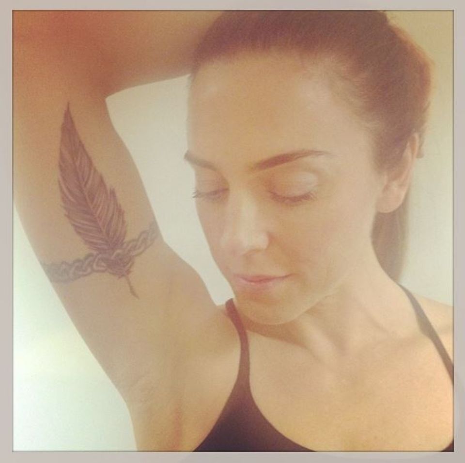 Mel C präsentiert auf ihrem Instagramprofil ihr neues Tattoo. Mel C präsentiert auf ihrem Instagramprofil ihr neues Tattoo.