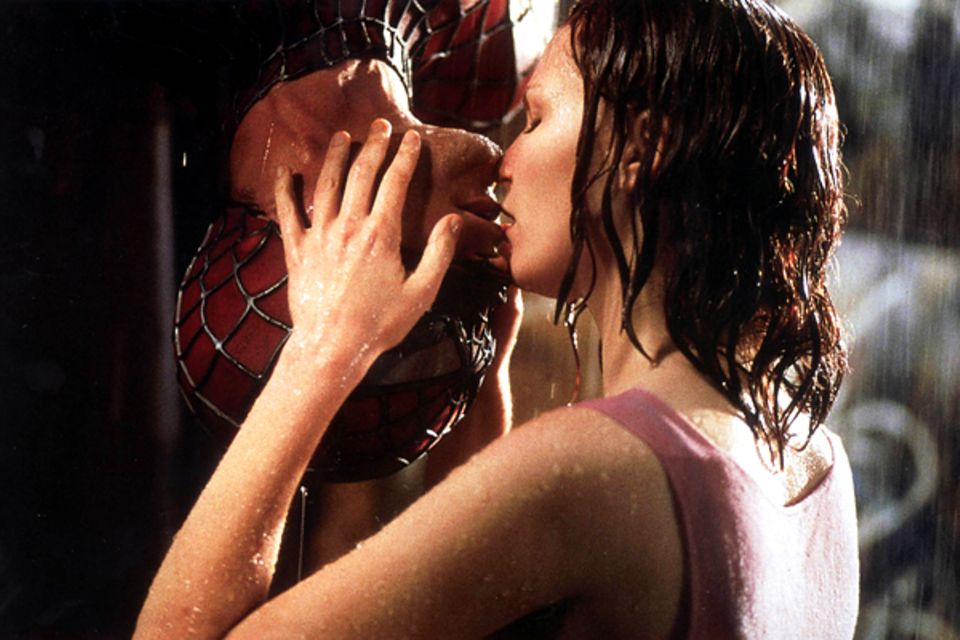 Tobey Maguire und Kirsten Dunst in "Spider-Man", 2002 Tobey Maguire und Kirsten Dunst in "Spider-Man", 2002