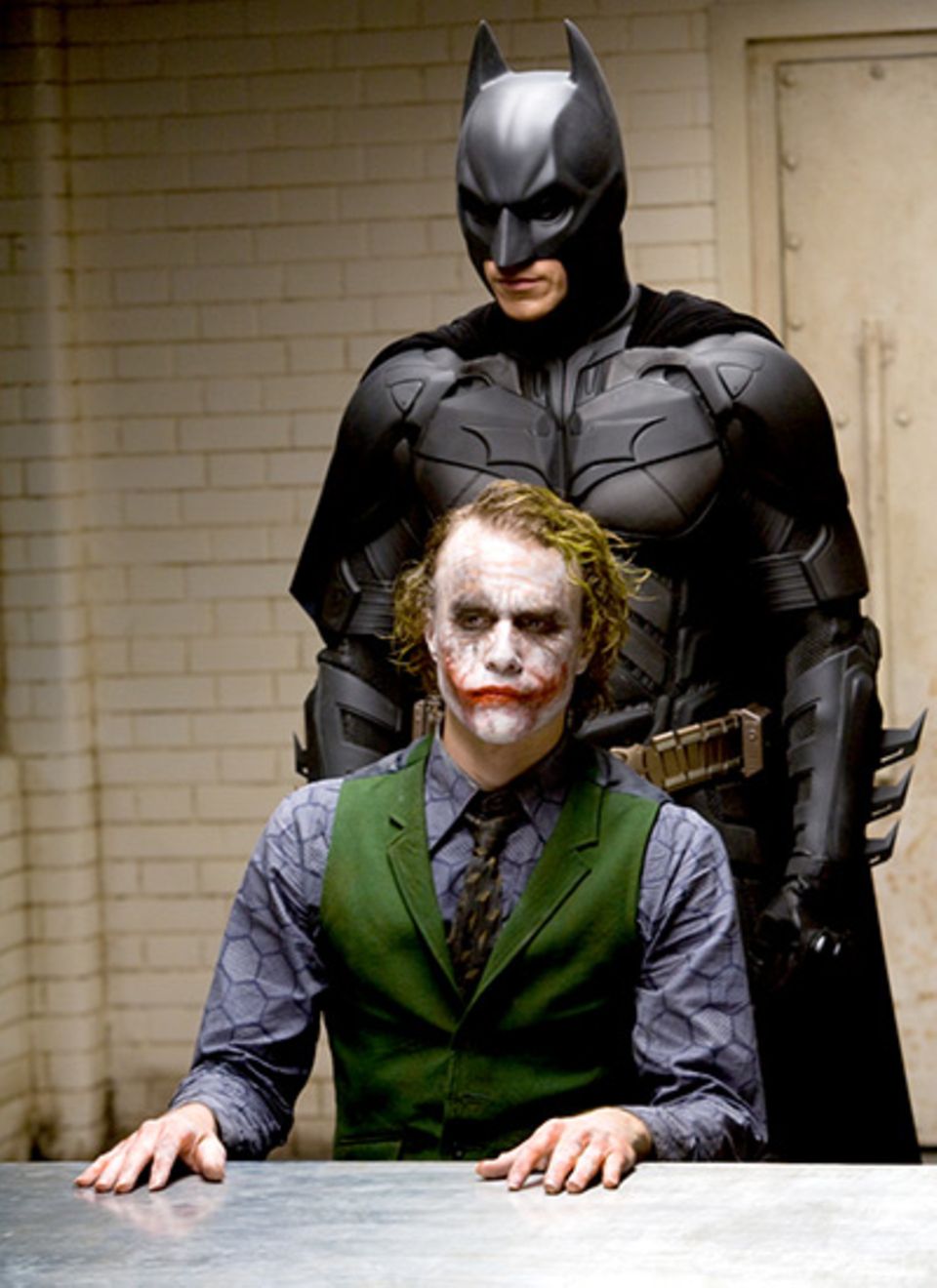 Batman und Joker, Christian Bale und Heath Ledger