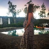 Wunderschön schwanger: "Victoria's Secret"-Engel Behati Prinsloo freut sich schon unbändig auf ihren Nachwuchs mit ihrem Ehemann, dem Sänger Adam Levine.