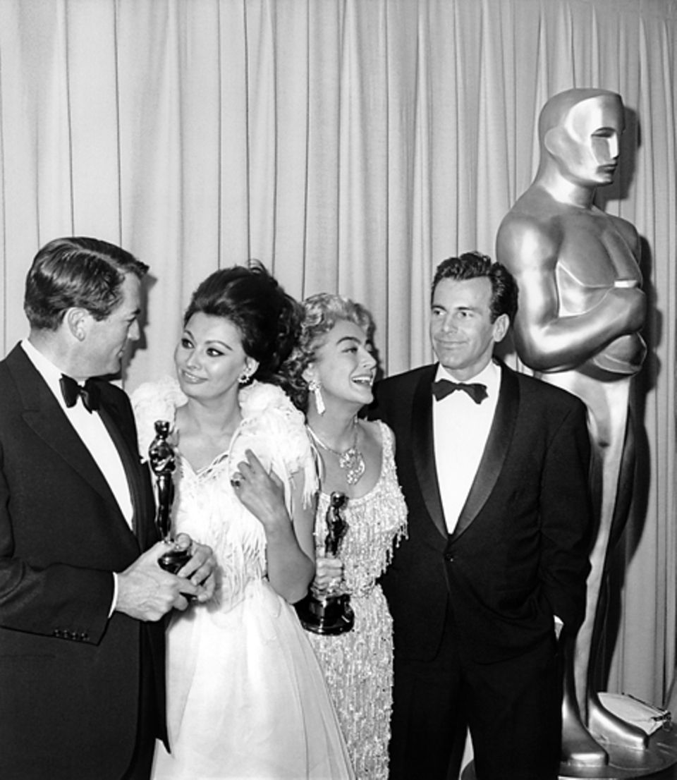 1961: Gregory Peck, Sophia Loren, Joan Crawford, Maximilian Schell
