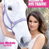 18. Januar 2011: Die "Glee"-Schauspielerin Lea Michele unterstützt die Kampagne der Tierrechtsorganisation PETA USA gegen Pferde