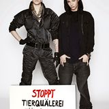 Bill und Tom Kaulitz von der Band "Tokio Hotel" unterstützen die Kampagnge der Tierrechtsorganisation Peta, die sich gegen Masse