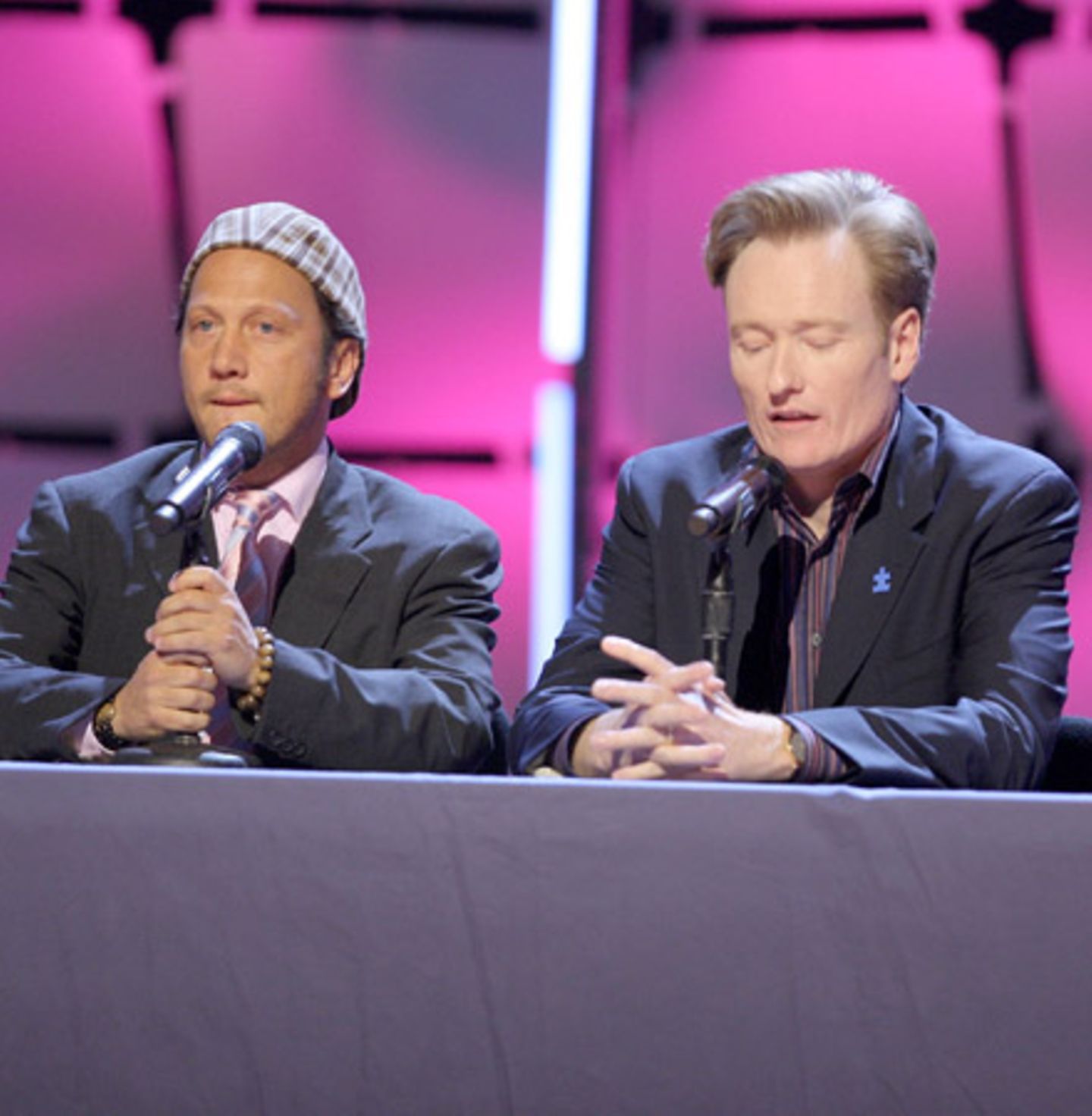 Komiker Rob Schneider und Late-Night-Talker Conan O ?Brien