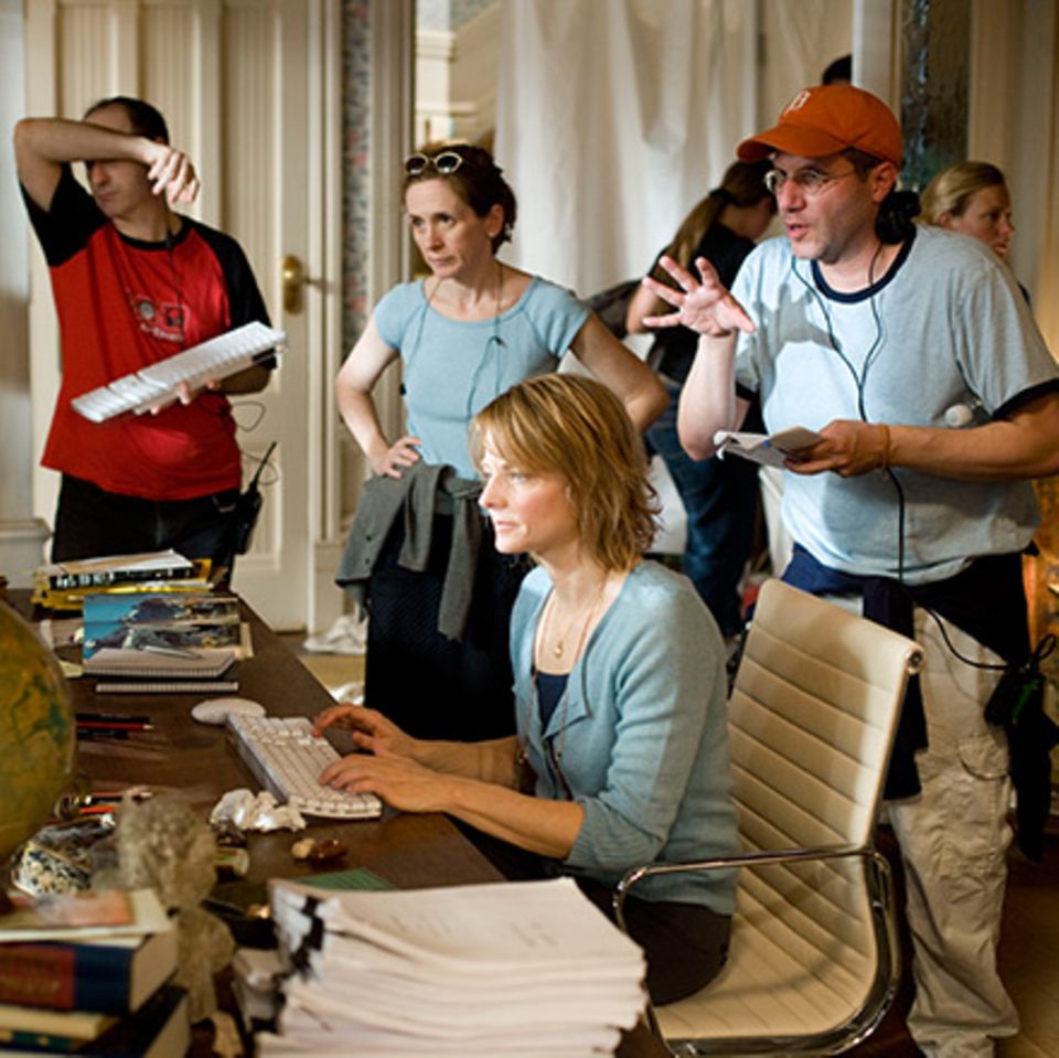 Jodie Foster am Set mit Regie-Duo Jennifer Flackett und Mark Levin Jodie Foster am Set mit Regie-Duo Jennifer Flackett und Mark Levin