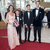 Prinz Joachim hat seine Frau Marie und seine beiden Söhne Nikolai und Felix mitgebracht.