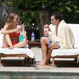 Nach der Hochzeit lieber ausruhen: Charlie Sheen mit seiner Brooke