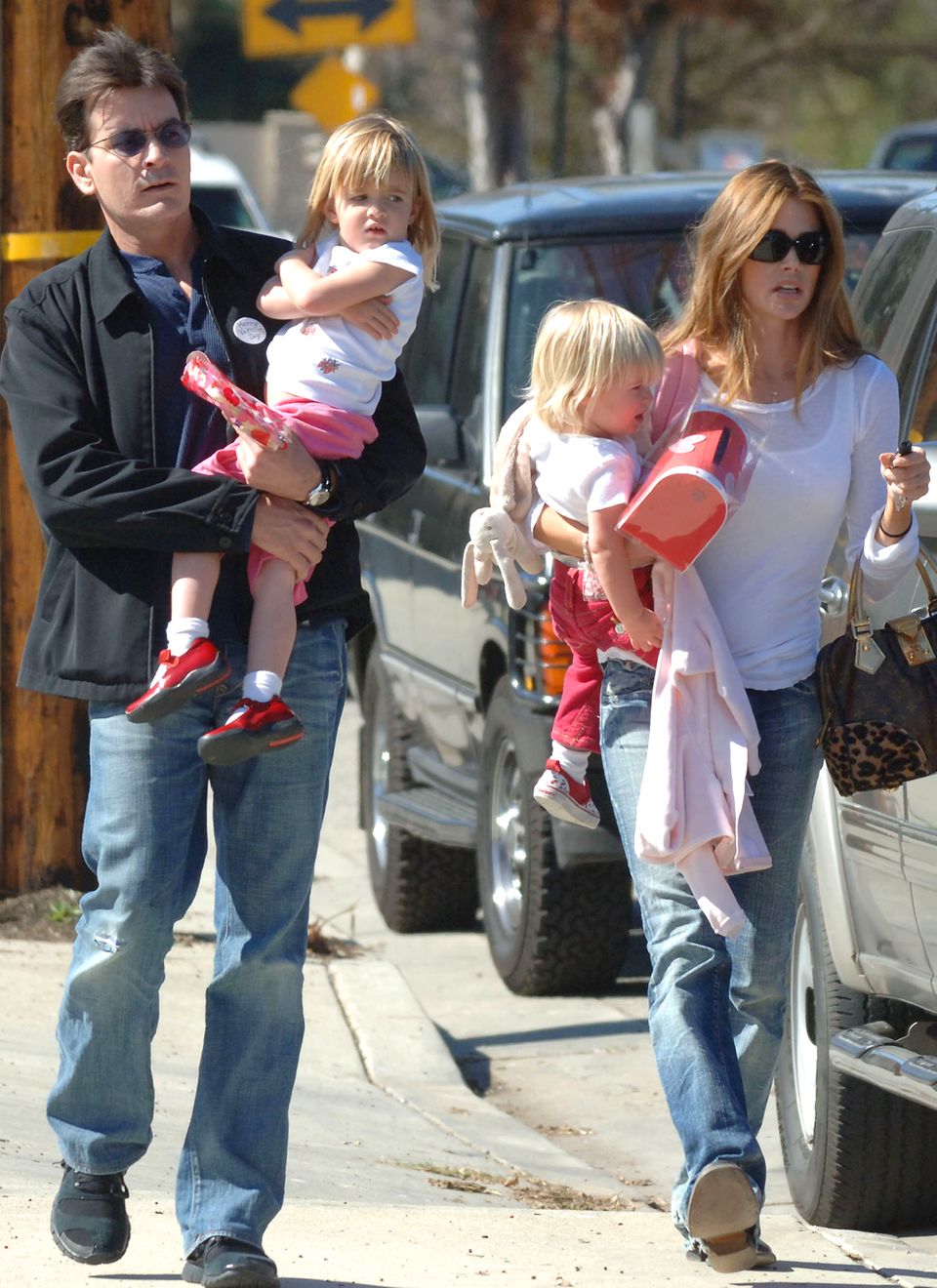 2008: Charlie Sheen und Denise Richards 2008: Charlie Sheen und Denise Richards
