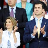 Natürlich waren auch Letizia und Prinz Felipe von Spanien auf der Tribüne: Spanien gewann das Spiel gegen Russland und zog ins F