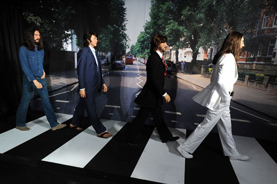 Anlässlich zu dem 70. Geburtstag von Paul McCartney (18. Juni 2012) präsentiert Madame Tussauds in Hollywood die Beatles in Anle Anlässlich zu dem 70. Geburtstag von Paul McCartney (18. Juni 2012) präsentiert Madame Tussauds in Hollywood die Beatles in Anle