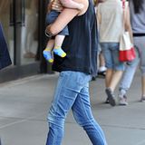 13. August 2012: Während Mama Jennifer Garner mit Sohn Samuel in New York unterwegs ist, ...