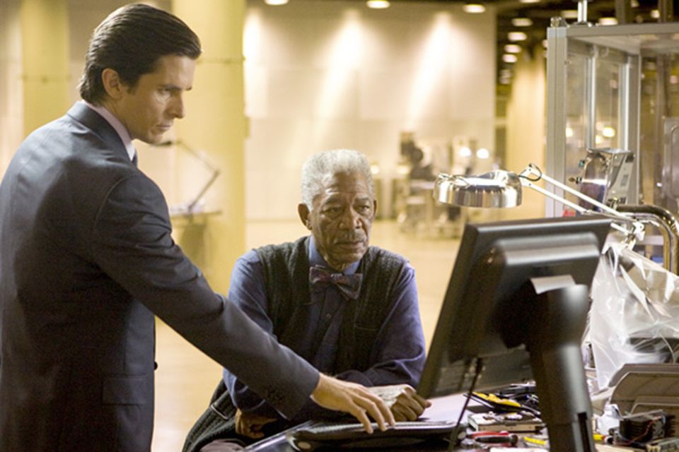 Morgan Freeman wird auch diesmal wieder als Lucius Fox auftreten