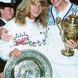 09. Juli 1989: Die beiden erfolgreichsten Tennispieler Deutschlands: Steffi Graf und Boris Becker