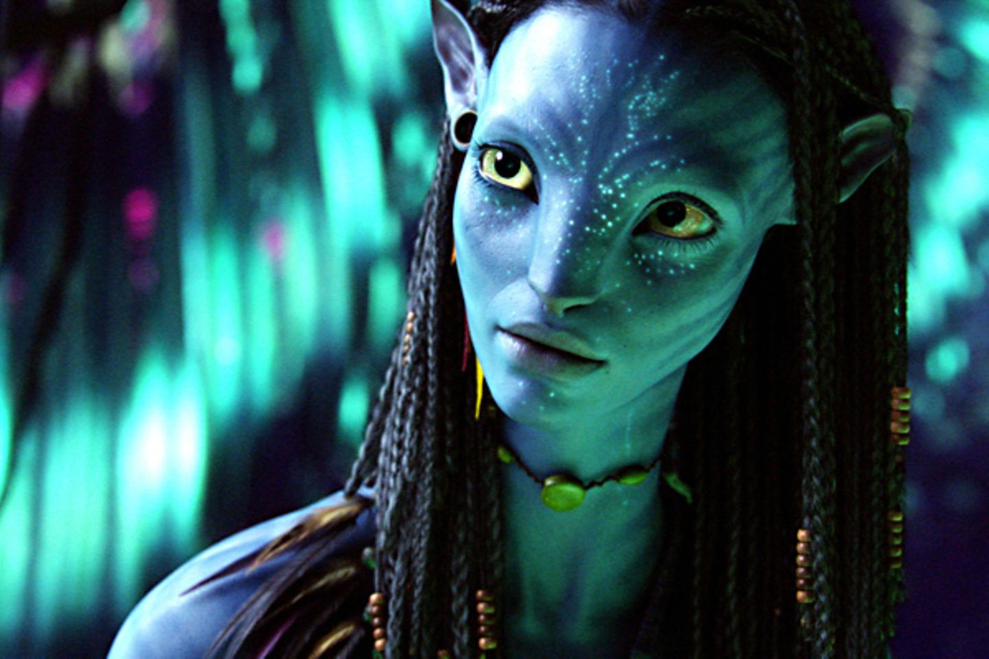 Zoe Saldana in "Avatar":