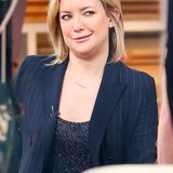 Hab ich da gerade richtig gehört? Kate Hudsons Blick im amerikanischen Frühstücksfernsehen spricht Bände.