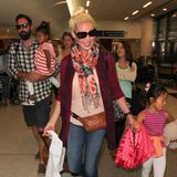 Eine ganz normale Familie: Katherine Heigl, Josh Kelley und ihre zwei Kinder sind am Flughafen in Los Angeles entdeckt worden.