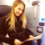 Alessandra Meyer-Wölden ist mal wieder unterwegs: Wohin die Flugreise wohl diesmal geht?