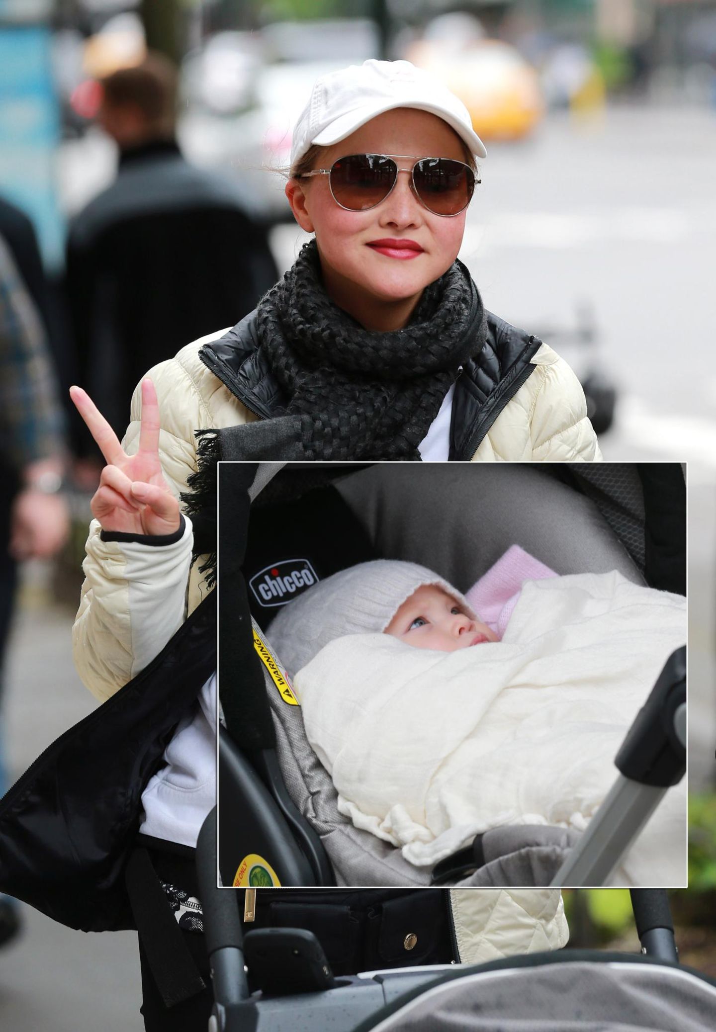 Mai 2013: In New York City können wir einen Blick auf das Zweitgeborene Kind von Devon Aoki und James Bailey werfen. Allesandra Linville erblickte am 12. Februar das Licht der Welt.