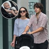 August 2015: Die stolzen Eltern Keira Knightley und James Righton sind mit Töchterchen Edie in New York unterwegs. Die Kleine kam im Mai zur Welt.