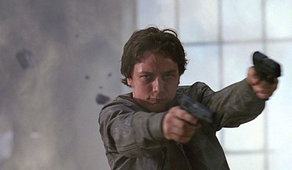 Platz 5: James McAvoy in "Wanted" Platz 5: James McAvoy in "Wanted"