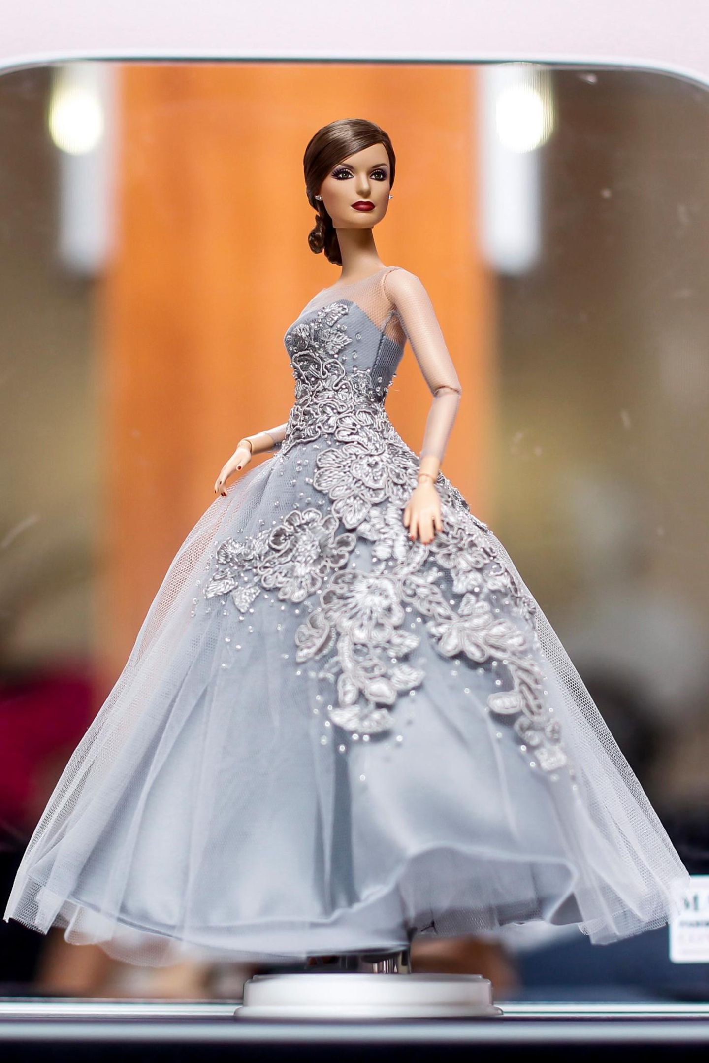 Diese Barbie ist fast so schön wie das stylische Original Königin Letizia. Die Puppe kann man in Madrid im Museum bestaunen.