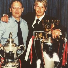 David Beckham dankt seinem Vater für seine Unterstützung.