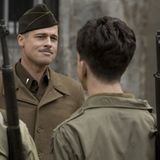 Aldo Rain alias Brad Pitt fordert von sein Männern Nazi-Skalps und bekommt sie auch