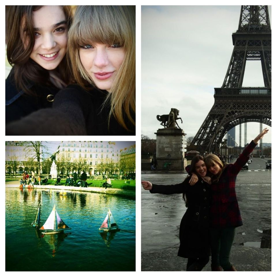 Taylor Swift und Hailee Steinfeld verbringen einen gemeinsamen Tag in Paris. Taylor Swift und Hailee Steinfeld verbringen einen gemeinsamen Tag in Paris.