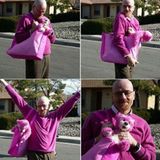 Oktober 2013  Nach dem Serienende von "Breaking Bad" twittert Aaron Paul dieses Bild von Bryan Cranstaon alias Walter White mit der Unterschrift "Ich vermisse diesen Mann".