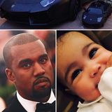 Dezember 2013  Wie der Vater - so die Tochter. Kim Kardashian teilt über Instagram ein Foto vom Wagen ihres Freunds Kanye West und dem kleineren Pendant ihrer Tochter North.